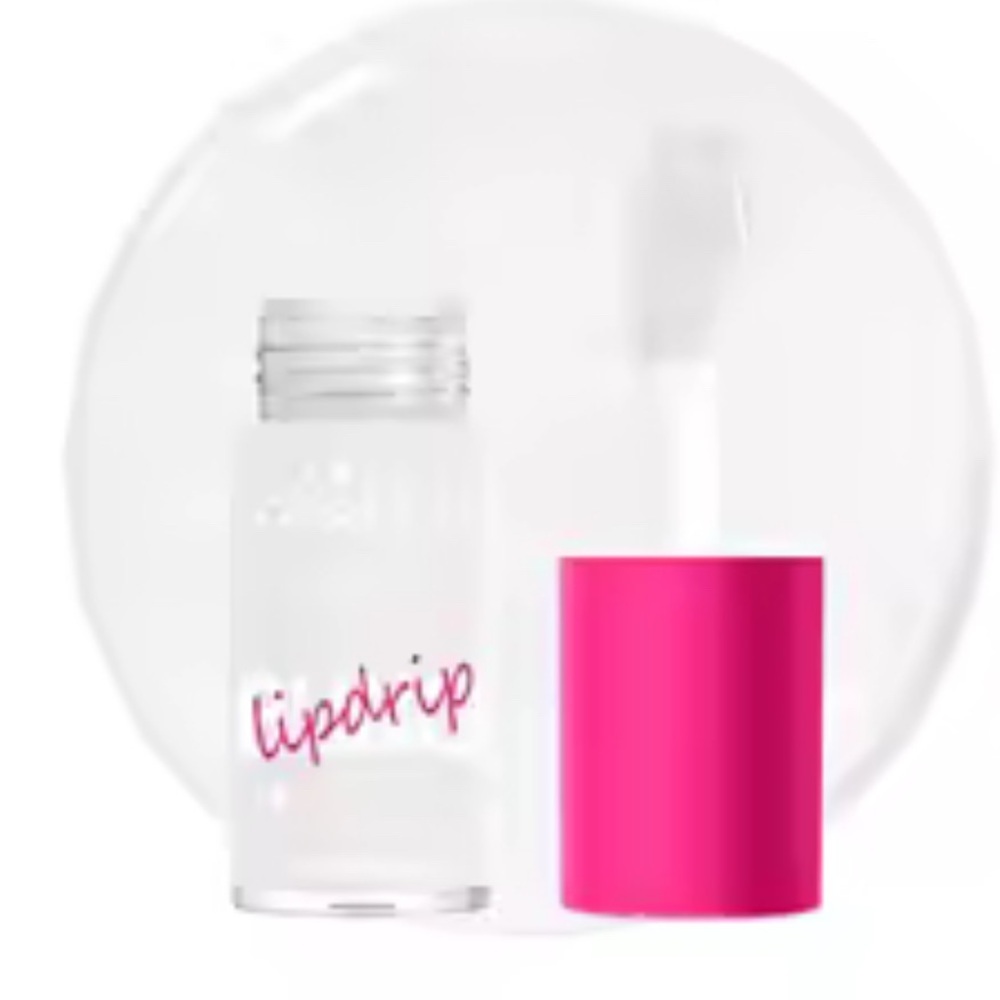 Clear Lip Gloss with Pink Cap - Hydrating Sheer Shine